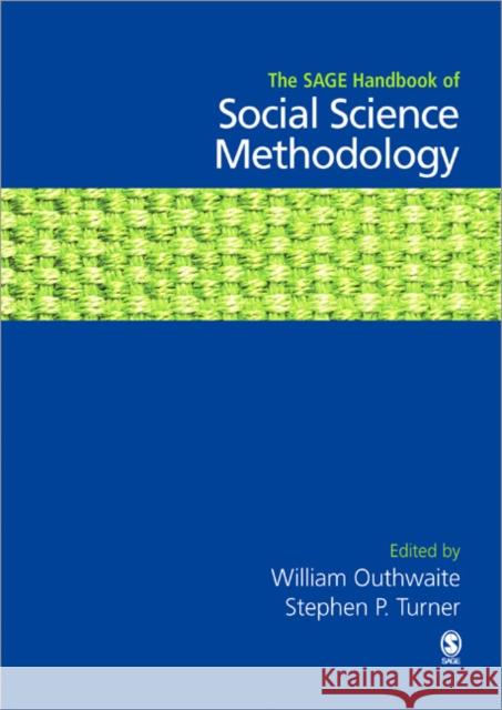 The Sage Handbook of Social Science Methodology Outhwaite, William 9781412901192 Sage Publications