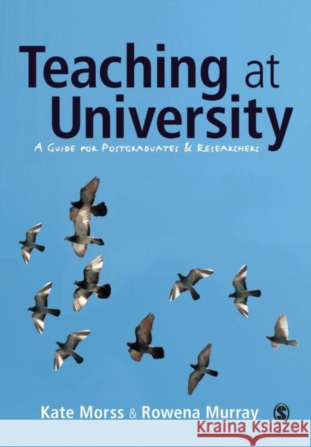 Teaching at University: A Guide for Postgraduates and Researchers Morss, Kate 9781412902977 0