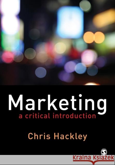 Marketing Hackley, Chris 9781412911498