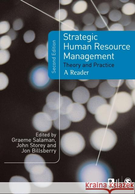 Strategic Human Resource Management: Theory and Practice Salaman, Graeme 9781412919012 Sage Publications