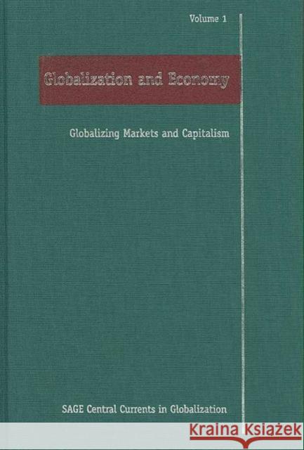 Globalization and Economy Paul W. James 9781412919524 Sage Publications