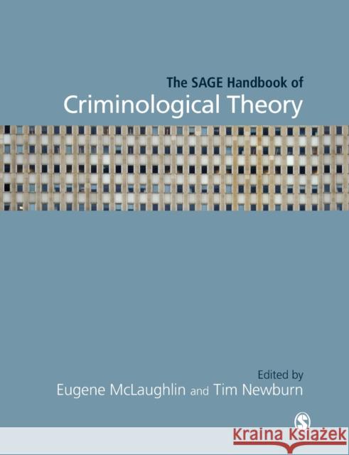The SAGE Handbook of Criminological Theory Eugene McLaughlin 9781412920384 0