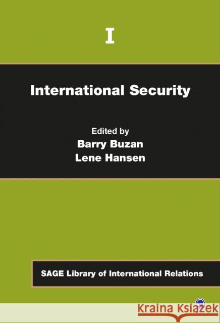 International Security Barry Buzan 9781412921398 Sage Publications
