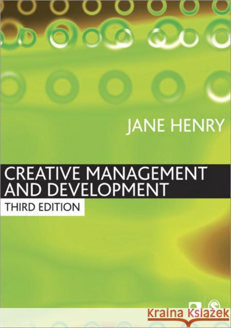 Creative Management and Development Jane Henry 9781412922487