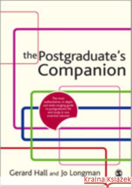 The Postgraduate′s Companion Hall, Gerard 9781412930253 Sage