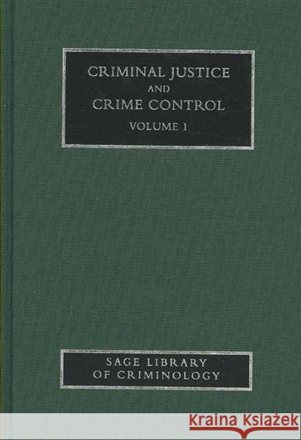 Criminal Justice and Crime Control John Muncie 9781412930543 Sage Publications