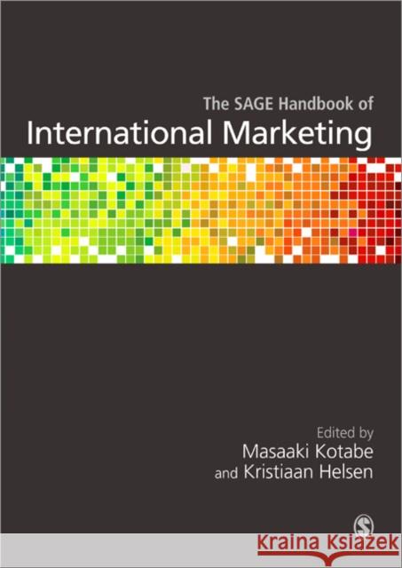 The Sage Handbook of International Marketing Kotabe, Masaaki 9781412934282