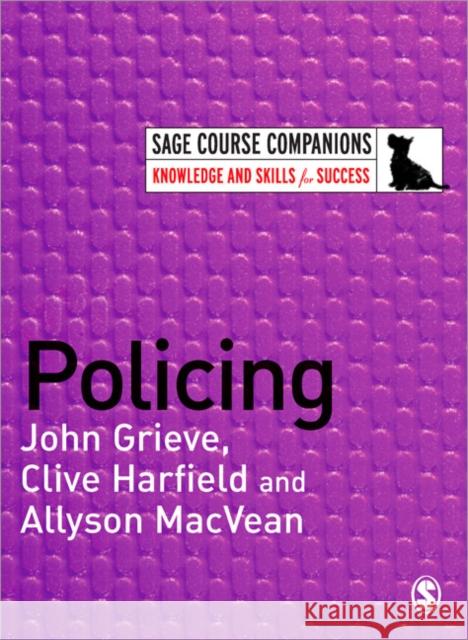 Policing J Grieve 9781412935432 0