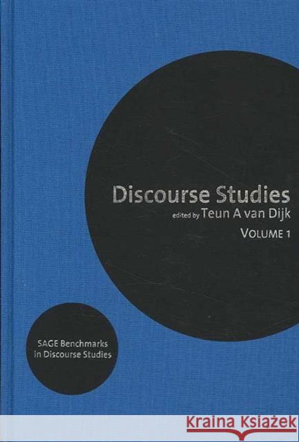Discourse Studies Teun A van Dijk 9781412936170 0