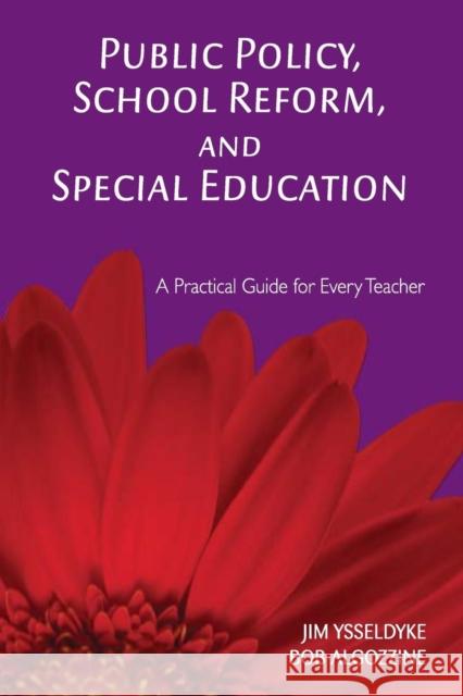 Public Policy, School Reform, and Special Education Ysseldyke, James E. 9781412938990