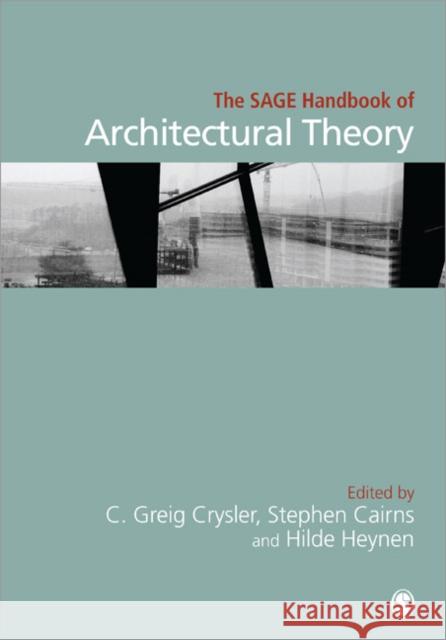 The Sage Handbook of Architectural Theory Crysler, Greig 9781412946131 0