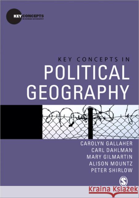 Key Concepts in Political Geography Carolyn Gallaher 9781412946728 0