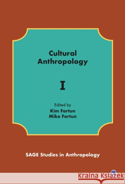 Cultural Anthropology Mike Fortun Kim Fortun 9781412947336 Sage Publications (CA)