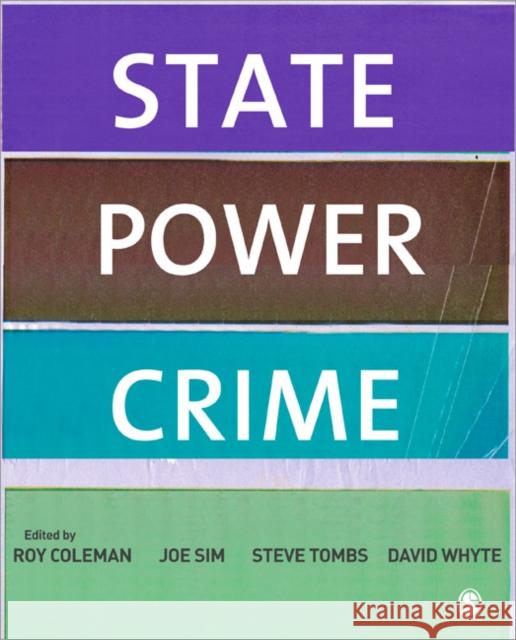 State, Power, Crime Roy Coleman 9781412948050 0