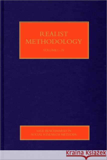 Realist Methodology Wendy Olsen 9781412948630