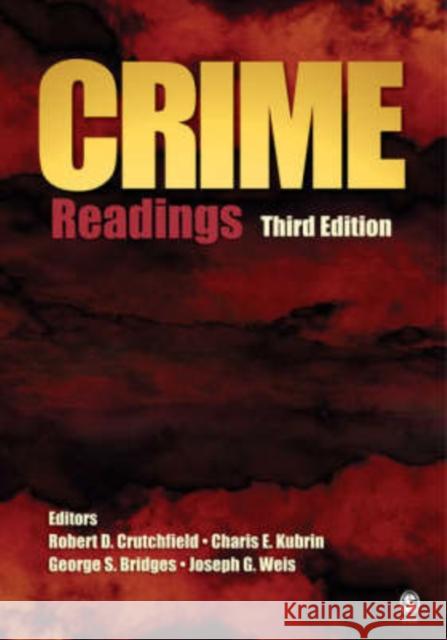 Crime: Readings Crutchfield, Robert D. 9781412949675 Sage Publications