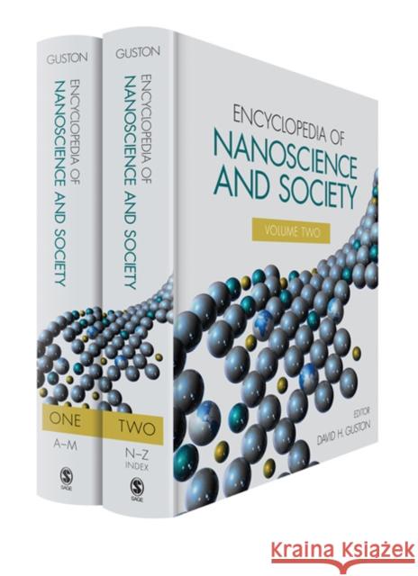 Encyclopedia of Nanoscience and Society 2 Volume Set Guston, David H. 9781412969871