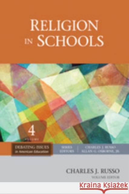 Religion in Schools Charles J Russo 9781412987752 0