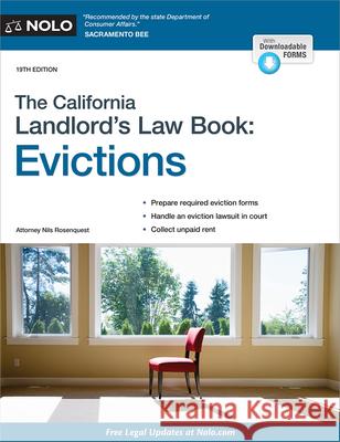 The California Landlord's Law Book: Evictions  9781413328660 NOLO