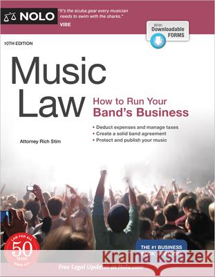 Music Law: How to Run Your Band's Business  9781413329124 NOLO