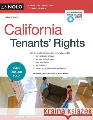 California Tenants' Rights  9781413329674 NOLO