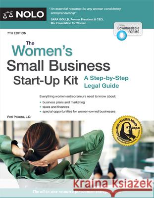 The Women's Small Business Start-Up Kit: A Step-By-Step Legal Guide  9781413329711 NOLO