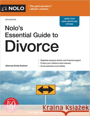 Nolo's Essential Guide to Divorce  9781413329773 NOLO