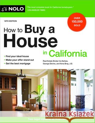 How to Buy a House in California  9781413330441 NOLO
