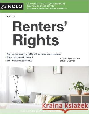 Renters\' Rights Janet Portman Ann O'Connell 9781413331431 NOLO