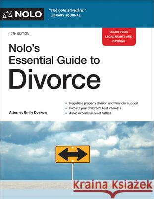 Nolo's Essential Guide to Divorce Emily Doskow 9781413331769 NOLO