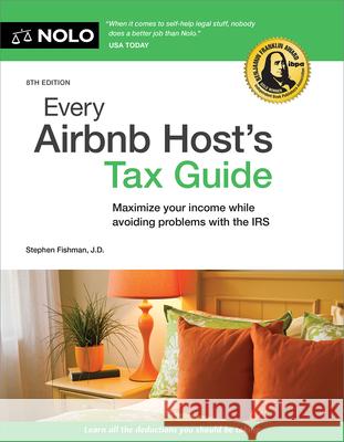 Every Airbnb Host's Tax Guide Stephen Fishman 9781413334029 NOLO