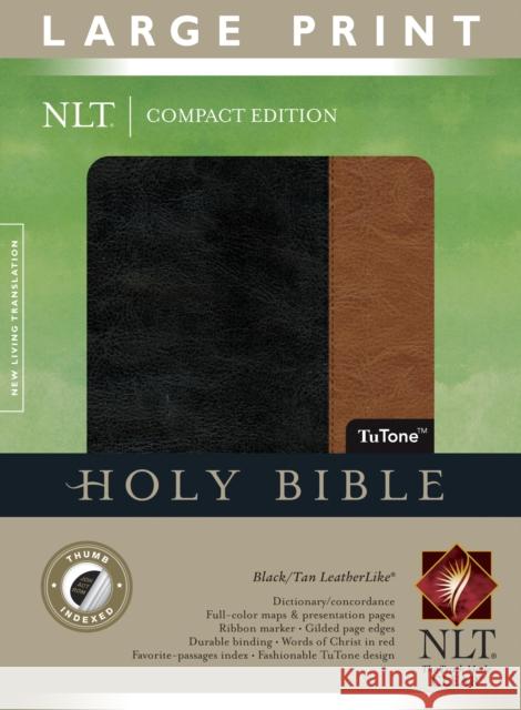 Large Print Compact Bible-NLT  9781414387680 Tyndale House Publishers