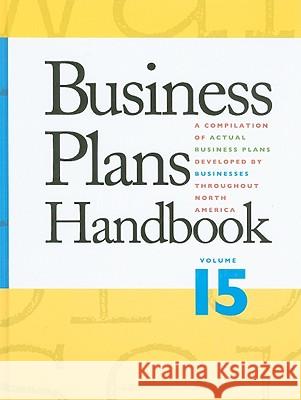 Business Plans Handbook Pearce, Lynn M. 9781414419107