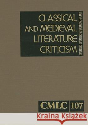 Classical and Medieval Literature Criticism Krstovic, Jelena O. 9781414433127