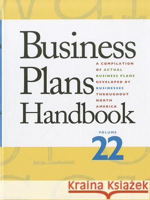 Business Plans Handbook Gale Editor 9781414468341 Gale Cengage
