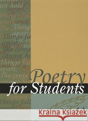 Poetry for Students Gale 9781414485478
