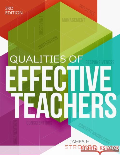 Qualities of Effective Teachers, 3rd Edition Stronge, James H. 9781416625865
