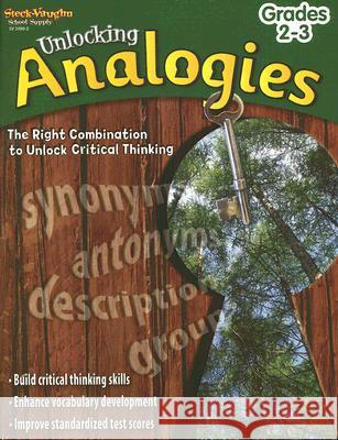 Unlocking Analogies Reproducible Grades 2-3 Stckvagn 9781419033902 Steck Vaughn