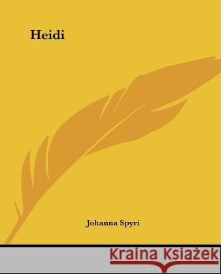 Heidi Johanna Spyri 9781419123153 0