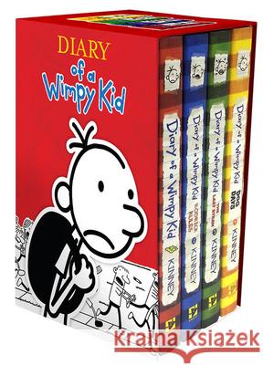 Diary of a Wimpy Kid Box of Books 1-4 Revised Jeff Kinney 9781419716690 Amulet Books