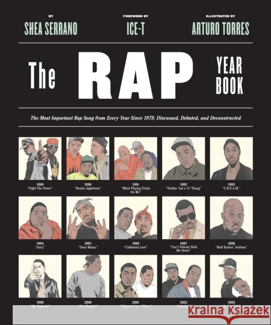 The Rap Year Book: The Most Important Rap Song From Every Year Since 1979, Discussed, Debated, and Deconstructed Shea Serrano 9781419718182 Abrams