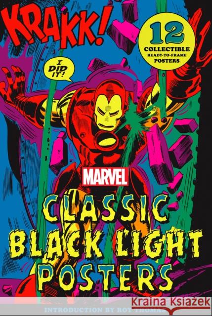 Marvel Classic Black Light Collectible Poster Portfolio Marvel Entertainment                     Roy Thomas 9781419756221 Abrams