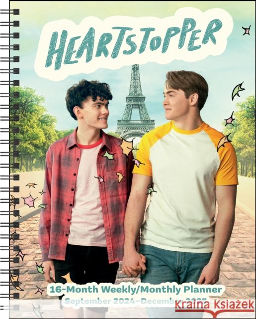 Heartstopper 16-Month 2024-2025 Weekly/Monthly Planner Calendar with Bonus Stickers Netflix 9781419770647 Harry N Abrams Inc.