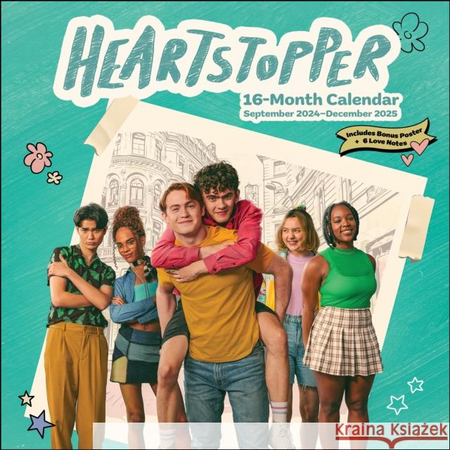 Heartstopper 16-Month 2024-2025 Wall Calendar with Bonus Poster and Love Notes Netflix 9781419770654