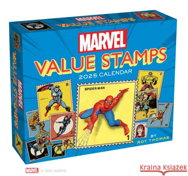 Marvel Value Stamps 2025 Day-to-Day Calendar Marvel Entertainment 9781419774317 Harry N Abrams Inc.