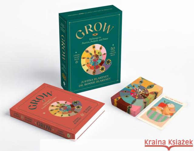 GROW: Pathways to Passion, Purpose & Peace Guidebook & Oracle Deck Dr. Ronnie Blakeney 9781419781094 Abrams Books