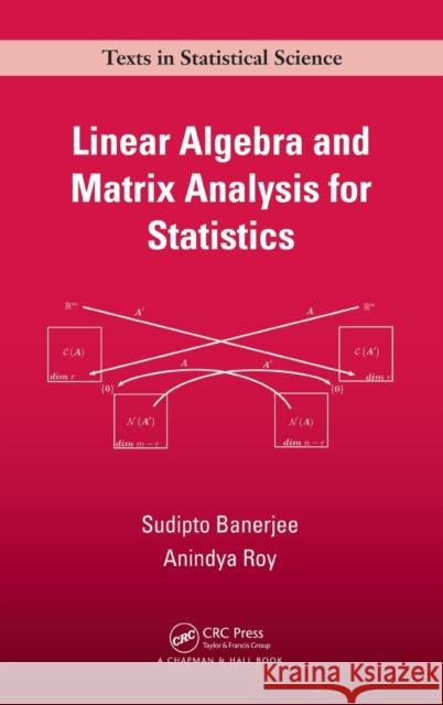 Linear Algebra and Matrix Analysis for Statistics Sudipto Banerjee Anindya Roy  9781420095388