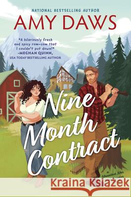 Nine Month Contract Amy Daws 9781420525168 Thorndike Press Large Print