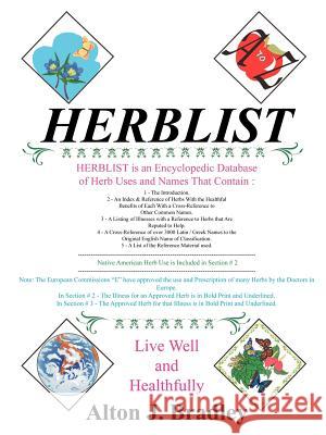 Herblist Alton J. Bradley 9781420822021 Authorhouse