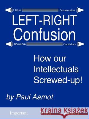 Left-Right Confusion: How our Intellectuals Screwed-up! Aamot, Paul 9781420895773 Authorhouse